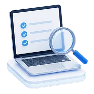 Laptop scan icon